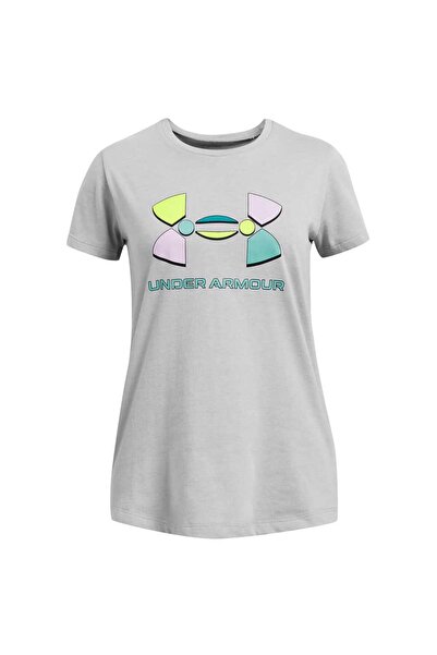 Under Armour GirlsColorblock Big Logo Short-Sleeve T-Shirt YLG (14Y)