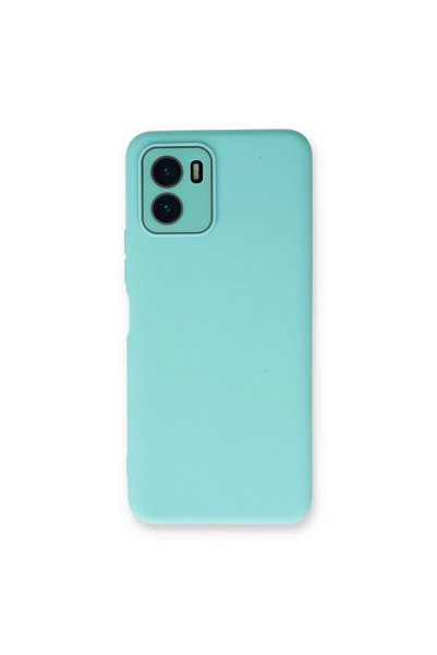 TheGencoo Vivo Y15S Case Launch Glass Cover - Turquoise