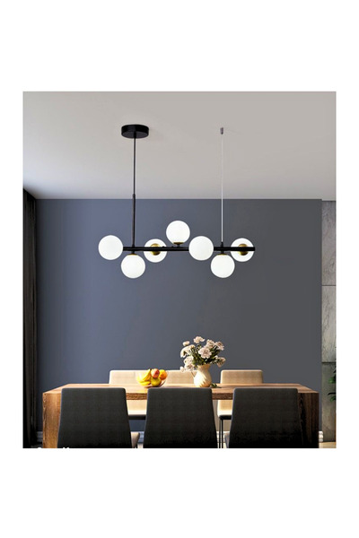 LightPlanet Lustra LED cu 7 Glob Alb Mat G9 Becurile Nu Sunt Incluse