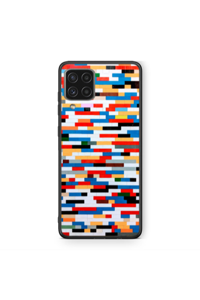 Other Samsung A12 Color chart Black Glossy Θήκη