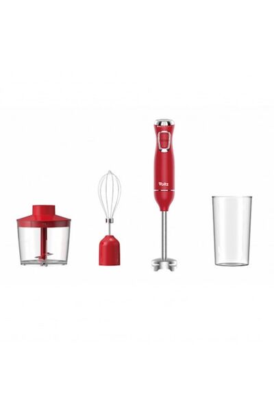 Voltz Oliver OV51112WSC Blender 3-în-1, Tocător și Mixer, 800W, 700ml, 2 vite...