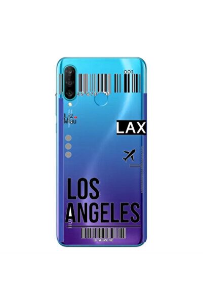 Other Huawei P30 Lite Los angeles Transparent Silicone TPU Θήκη