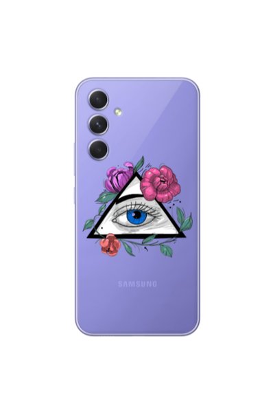 Other Samsung A26 Eye and flower Transparent Silicone TPU Θήκη