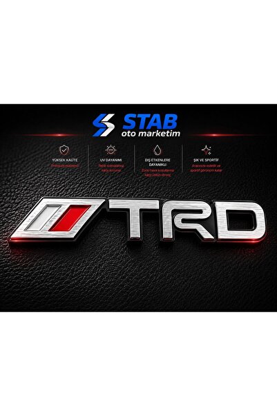 stab audio system شعار TRD المعدني للسيارات