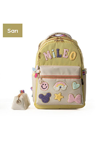 Mas Puffy School Bag Yellow 2839
