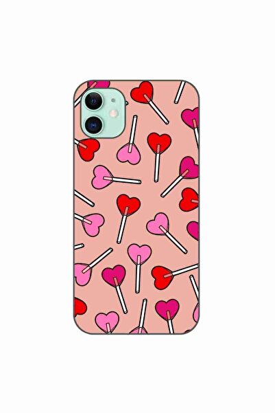 OEM Husa compatibila cu Apple iPhone 11 Silicon Gel Tpu Model Valentines Hear...