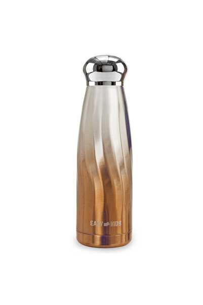 Eazy Kids Double Walled Stainless Steel Water Bottle, 420ml Bronze