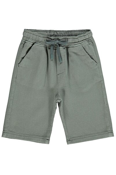 Civil Boys Teksturirani kapri pantalone za uzrast 10-13 godina - kaki