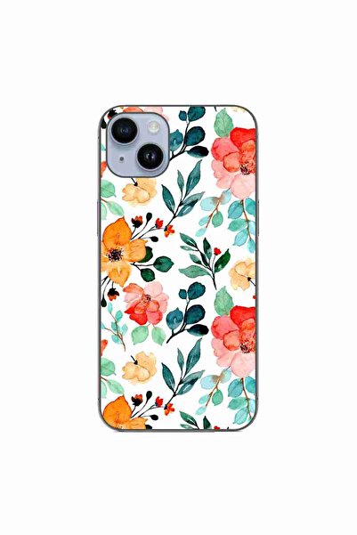 OEM Husa compatibila cu Apple iPhone 14 Plus Silicon Gel Tpu Model Painted Fl...