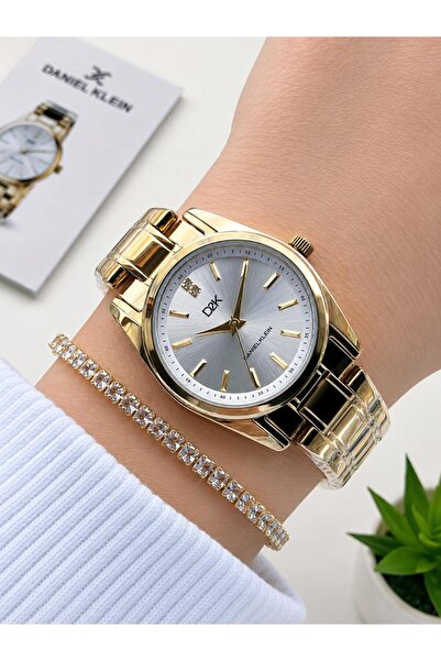 Daniel Klein 2-Year Warranty Steel Cord 3 Atm Water Resistant Women Wristwatc...