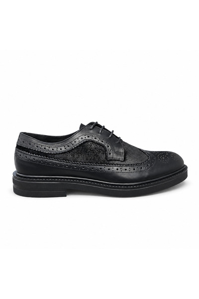 Cardori Pantofi Bărbați Brogue Cardori, Piele Naturală cu Inserții Texturate,...