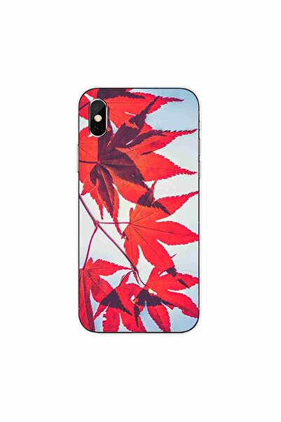 OEM Калъф, съвместим с Apple iPhone X, силиконов гел TPU, с десен  "Есенни ли...