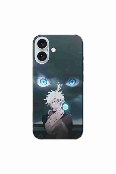 OEM Case compatible with Apple iPhone 16 Silicone Gel Tpu Pattern Jujutsu Kai...