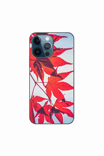 OEM Husa compatibila cu Apple iPhone 12 Pro Silicon Gel Tpu Model Frunze de t...