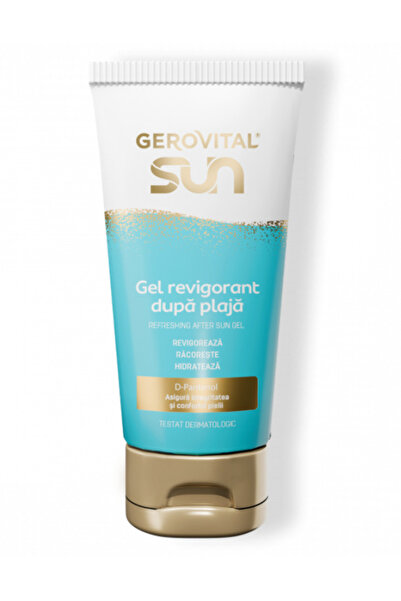 Gerovital Sun Invigorating After Sun Gel – Cools and Hydrates, 150 ml