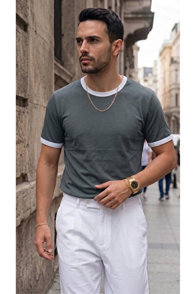 Teenage Millionaire Ανδρικό μπλουζάκι σε πετρελαιοπράσινο χρώμα με λαιμόκοψη ...