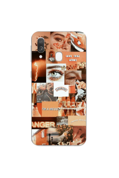 Other Samsung A40 Peachy Haze Transparent Silicone TPU Θήκη