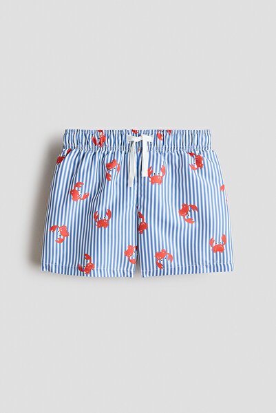 H&M Baskılı Şort Mayo