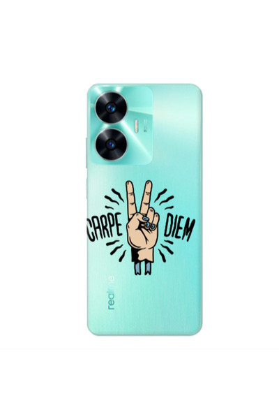 Other Realme C55 Carpe Two Diem Transparent Silicone TPU Θήκη
