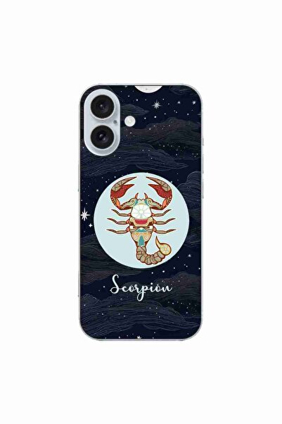 OEM Θήκη συμβατή με Apple iPhone 16 από σιλικόνη gel TPU με σχέδιο Ωροσκοπίου...