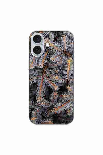 OEM Husa compatibila cu Apple iPhone 16 Silicon Gel Tpu Model Crengi de Brad