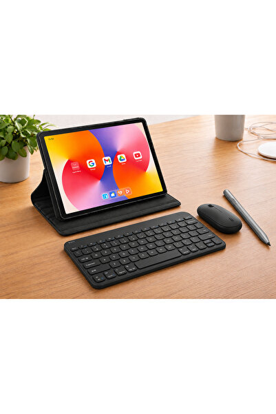 Huawei MatePad SE 11 4+128GB LTE (SİMKARTLI) GRİ + KILIF+ KLAVYE + MOUSE + MP...