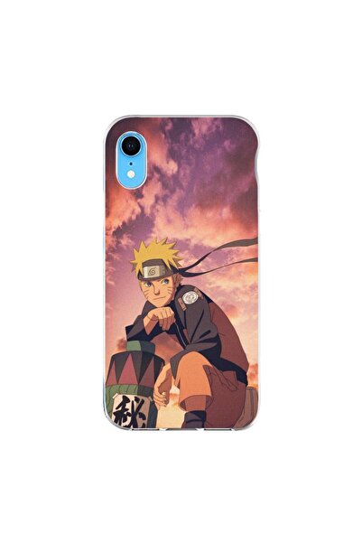 OEM Husa compatibila cu Apple iPhone XR Silicon Gel Tpu Model Naruto Pergament