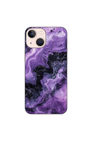OEM Husa compatibila cu Apple iPhone 13 Mini Silicon Gel Tpu Model Abstract P...