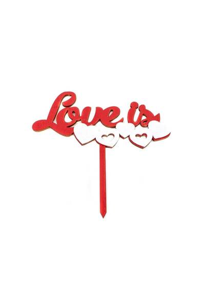 OEM Topper Pentru Tort "Love Is"