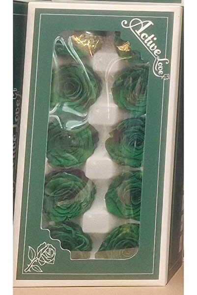 OEM Cryogenic roses, 10 pieces/box, diameter 5 cm Dark Green