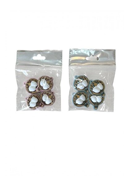 OEM Ornament Decor Talpi Bebe 4/set Roz