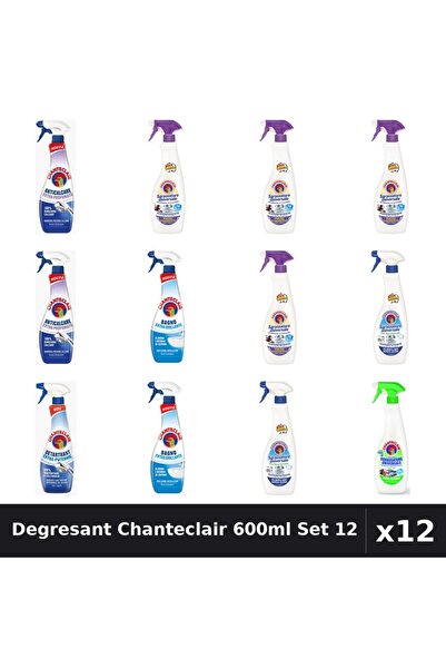 Chanteclair Set 12 Degresant Universal 600-625ml - Lavanda, Lamaie, Bicarbona...