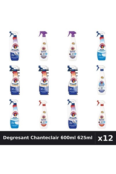 Chanteclair Set 12 Degresant Universal 600ml 625ml - 7 Arome Asortate - Curat...