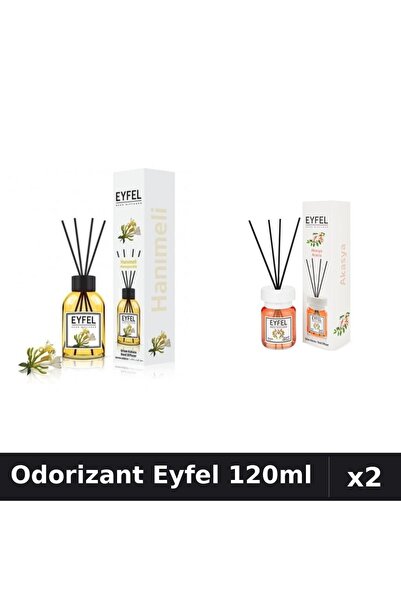 Eyfel Set 2 Odorizant Camera Betisoare - Acacia, Mana Maicii Domnului 120ml