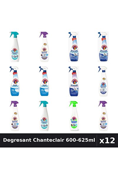 Chanteclair Set 12 Degresant Universal 600-625ml - Lavanda, Lămâie, Bicarbonat