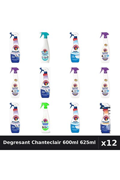 Chanteclair Set 12 Degresant Universal 600ml 625ml - Lavanda, Lămâie, Mosc - ...