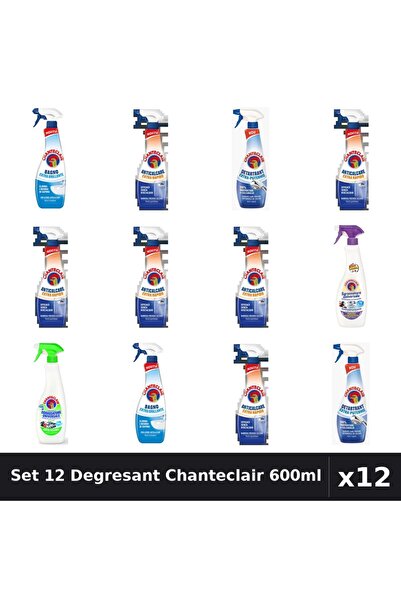 Chanteclair Set 12 Degresant Universal 600ml - Extra Puternic, Extra Rapid, E...