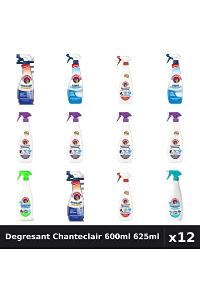 Chanteclair Set 12 Degresant Universal 600ml 625ml - 7 Arome, Anticalcar, Mar...