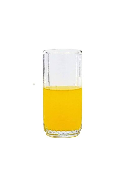 Paşabahçe Stylish Water and Soft Drink Glass with Patterned Base 310 Cc Set of 3