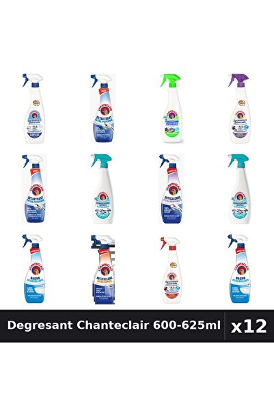Chanteclair Set 12 Degresant Universal 600-625ml - 9 Arome, Bicarbonat, Lămâi...