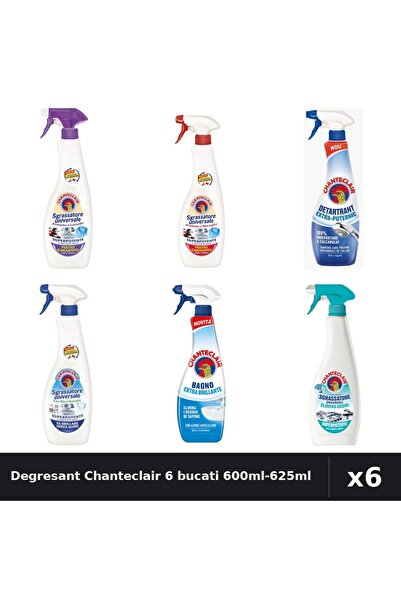 Chanteclair Set 6 Degresant Universal 600ml-625ml - Lavanda, Marsilia, Bicarb...