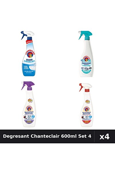 Chanteclair Set 4 Degresant Universal 600ml - Anticalcar, Lavanda, Marsilia, ...