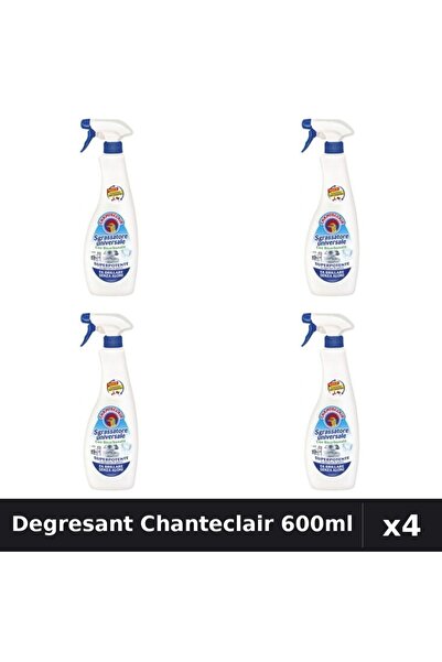 Chanteclair Pachet 4 Degresant Universal 600ml - Bicarbonat, Curățenie Eficientă