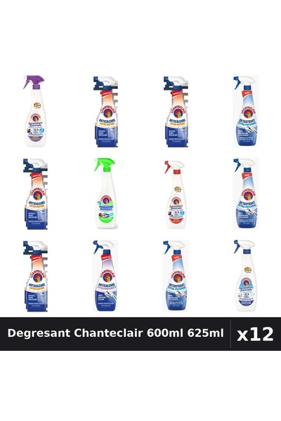 Chanteclair Set 12 Degresant Universal 600ml-625ml - Lavanda, Lămâie, Marsili...