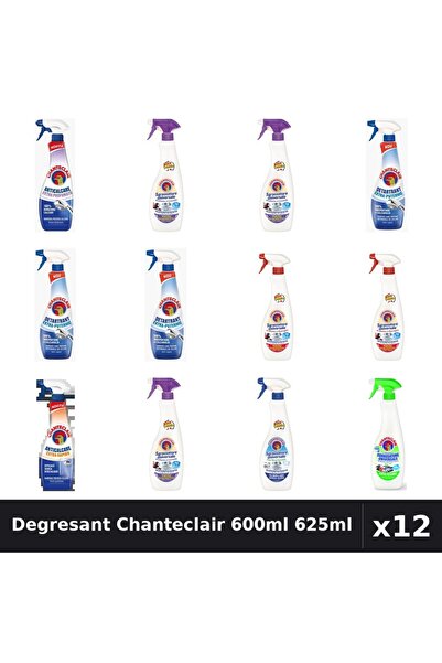 Chanteclair Set 12 Degresant Universal 600ml 625ml - 8 Arome, Lavanda, Marsil...