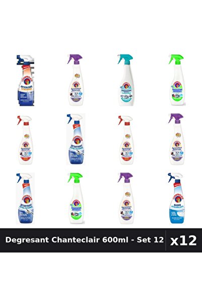 Chanteclair Set 12 Degresant Universal 600-625ml - Lavanda, Lămâie, Marsilia,...