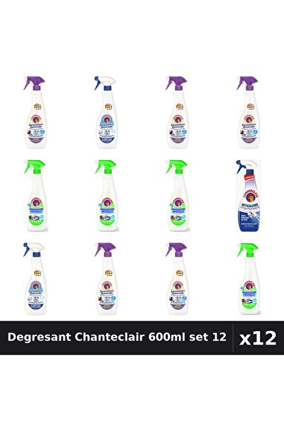 Chanteclair Set 12 Degresant Universal 600ml - Mosc, Bicarbonat, Lavanda, Lamaie