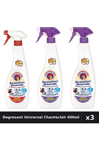 Chanteclair Set 3 Degresant Universal 600ml - Marsilia, Lavanda, Mosc Alb