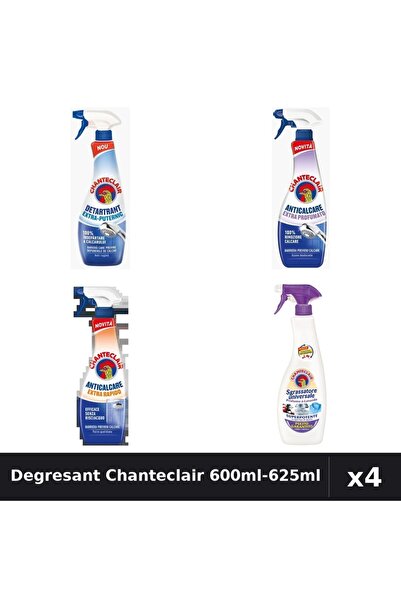 Chanteclair Set 4 Degresant Universal 600ml-625ml - Lavanda, Anticalcar, Deta...