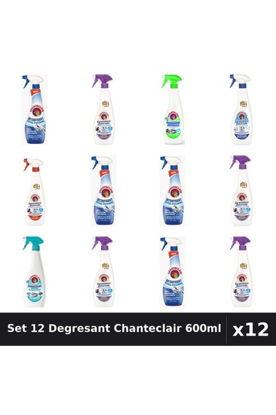 Chanteclair Set 12 Degresant Universal 600ml - Anti-Miros, Bicarbonat, Extra ...